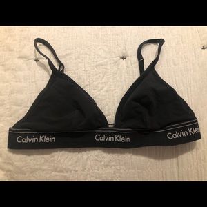 Calvin Klein triangle bra